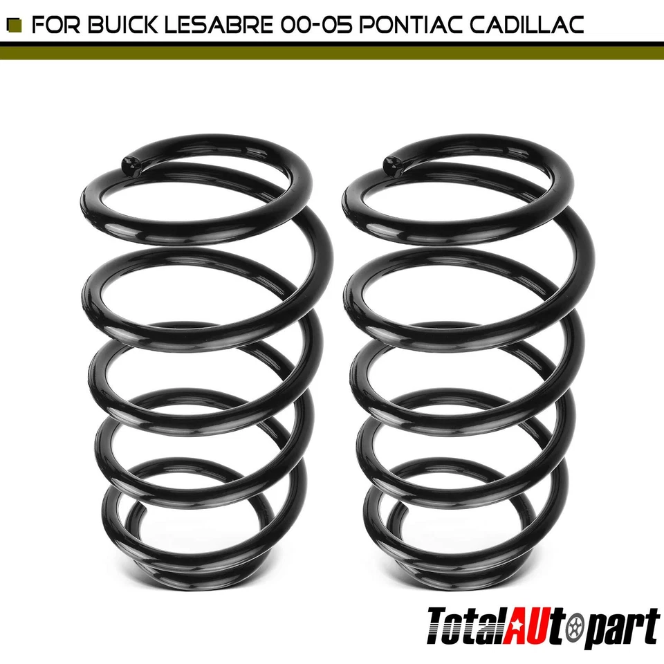 2 件线圈弹簧适用于别克凯迪拉克 DeVille Oldsmobile Aurora Pontiac 00-05 前 — 第 1/4 张图片