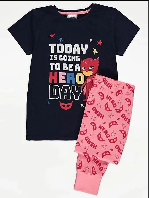 Licensed Girls PJ MASKS Owelette Pyjamas Pj Sleepwear Age 18-24 Months - Image 1 of 1