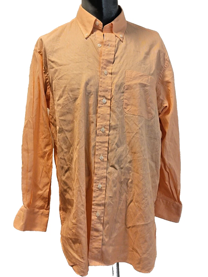 Camisa de vestir Robert Talbott para hombre 16,5 x 33 manga larga con botones Foto 1 de 4