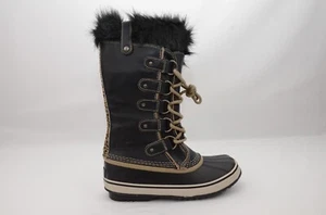 Sorel Joan Of Artic Safari Black Women's Size 7.5 New in Box 5216-010 - Picture 1 of 9