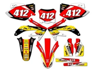 2008 CRF 450 R RICOCHET Yellow Senge Graphics Kit Compatible with Honda - Picture 1 of 10