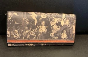 [N-MINT] Jean Paul GAULlTIER Print Cover type Long Wallet Coin case Super Rare - Picture 1 of 20