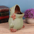  Flower Pot Desktop Planter Ceramic Animal Antique Decor Frogs Cartoon Vintage