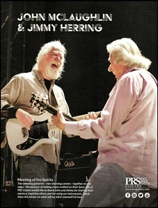 John McLaughlin & Jimmy Herring 2017 PRS Gitarre Werbung 8 x 11 Werbedruck - Bild 1 von 3