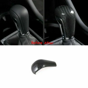 Carbon Fiber Inner Gear Shift Knob Cover Trim For Mazda CX-30 CX30 2020 -2024 - Imagen 1 de 5