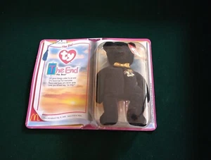 McDonald's Teenie Beanie Babies 2000 ty THE END the Bear en embalaje original - Imagen 1 de 7