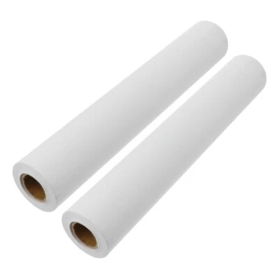 2 rollos de papel de boceto blanco rollo de papel de caballete rollo blanco Foto 1 de 4