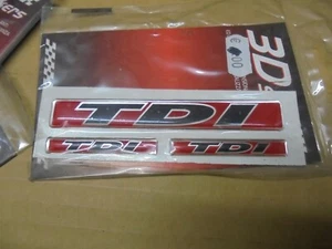 Adesivi Stickers 3D  TDI  AUTO MOTO CASCO CELLULARE GADGET  - Picture 1 of 2