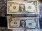 Set 2 Old $1 Bills. 1963/1969