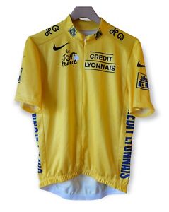 Nike Tour de France 2005 Size XL Jersey Shirt Cycling  Rare Yellow