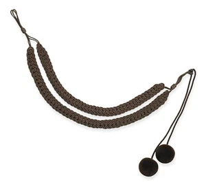braun Schützen-Brustschnur mit Pompom, Fourragère, Aiguillettes, Fangschnur - Picture 1 of 1