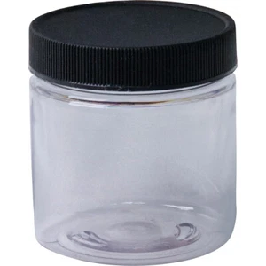 Jacquard Products Jacquard Empty Wide Mouth Plastic Jar 4oz-Clear - Picture 1 of 1