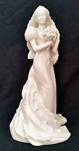 Wedding Promises Lenox Bride Figurine Flowers Anniversary Shower Authentic - Picture 1 of 11