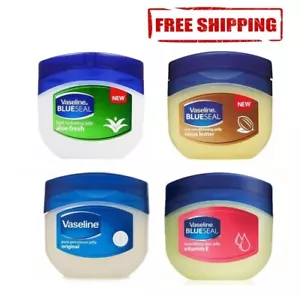Vaseline Pure Petroleum Jelly (4Pack) Cocoa Butter, Vitamin E, Aloe Fresh, Orig - Picture 1 of 5