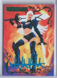 Fleer Ultra Marvel Matriarcas Base Verde Auto Paralelo 86 Meghan Hetrick 25/80 - Imagen 1 de 2