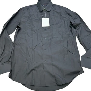 NEU OHNE ETIKETT LOUIS VUITTON DNA INIFORM LANGARM HEMD SCHWARZ HERREN GRÖSSE 40 - Bild 1 von 8