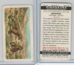 Moschops Brook Bond FC34-6, dinosaurios, 1963, #44 - Imagen 1 de 1
