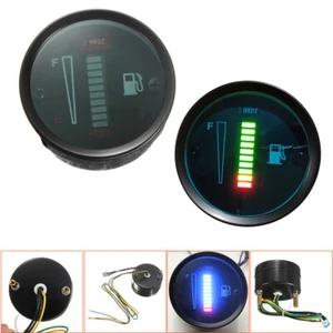 12V/24V Universal 52mm Car Motorcycle Fuel Level Meter Gauge 8 LED Li,USS_z8 - Picture 1 of 12