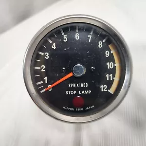 OEM Original Kawasaki H1 500 Clock Gauge Tach Tachometer Meter H1E H1F KH - Picture 1 of 7