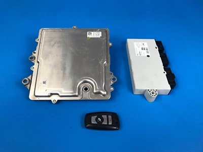 11-12 BMW F10 535XI N55 MOTOR ECU CAS JUEGO DE LLAVES DE ENCENDIDO DME CON ACCESO CONFORT Foto 1 de 4