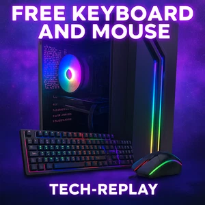 Fortnite Roblox Gaming PC Computer Intel I7 CPU RX 570 GPU 16GB Ram 500gb SSD - Picture 1 of 15