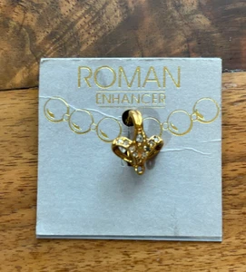 Römischer Verstärker Anhänger goldfarben Vintage 1/2" - Bild 1 von 2