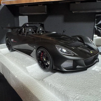 Modellino auto AutoArt 1/18 Lotus 3 Eleven nero opaco scala 1/18 pressofuso - Immagine 1 di 4
