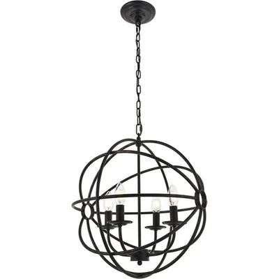 Living District LD4006D18DB Octavia Pendant Dark Brown - Image 1 of 4