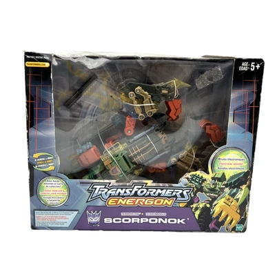 Transformers Energon SCORPONOK Nuevos sonidos electrónicos sellados de fábrica 2003 Foto 1 de 4