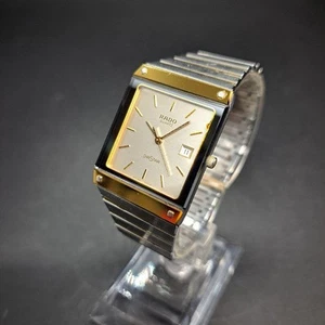 RADO DIASTAR Square Men's Quartz Watch Model 129.0195.3 Tested Condition - Picture 1 of 8