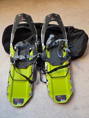 MSR Revo Trail Schneeschuhe 63,5 x 20 (25 x 8") Grün mit Packsack. 2x benutzt - Bild 1 von 4