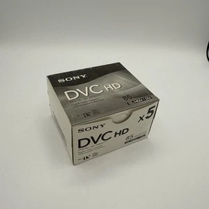 MINI DV KASSETTEN | Sony DVC HD DVC85HDR 85 Minuten 5er Box - Bild 1 von 6