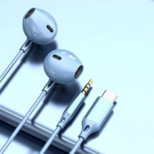 For iPhone Samsung USB C AUX 3.5MM Wired Bluetooth Earphones Headphone Earbuds - Picture 1 of 18