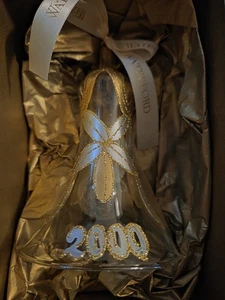 Waterford 2000 Lismore Campana Árbol de Navidad Adorno Serie Limitada En Caja - Imagen 1 de 5