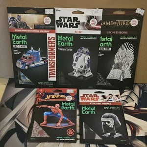 Kit Modelo Metal 5-METAL EARTH 3D Lote Nuevo! Serie Premium Spiderman, Transformer - Imagen 1 de 4