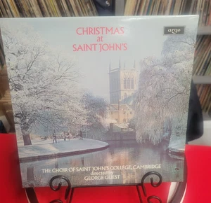 CHRISTMAS AT SAINT JOHN'S  ARGO  ZRG 782  ULTRASONIC CLEAN VG+ GEORGE GUEST - Picture 1 of 10