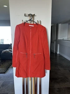 Willow Orange Tweed Coat - Picture 1 of 7