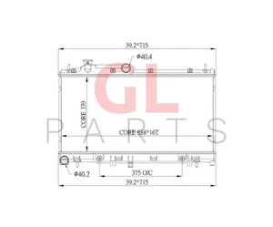 FOR SUBARU OUTBACK BP 2007-2009 Radiator Engine Cooling 45111AG00A New - Picture 1 of 8