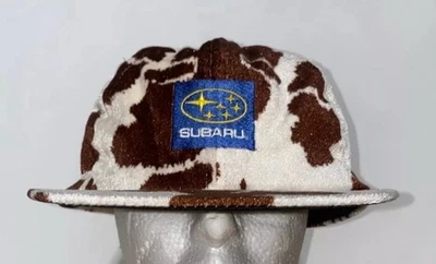 De colección Bula Equipo de Esquí de EE. UU. Raro Terciopelo Estampado de Vaca Gorra Snapback Hecha en EE. UU. Marrón Foto 1 de 4