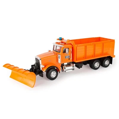 ERTL 1/16 Big Farm Peterbilt Model 367 with Snow Plow by ERTL 47185 - Image 1 of 4