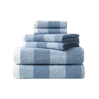 Nautica Solid Cotton Beige 8 Piece Towel Set-Towel Set - Image 1 of 4