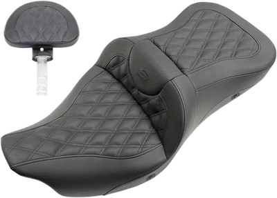 Sofá de carretera Saddlemen asiento térmico con respaldo para Harley Tri Glide 2009-2023 Foto 1 de 4