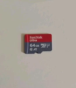 Micro SD Card Memory SanDisk Ultra 64GB - Zdjęcie 1 z 1