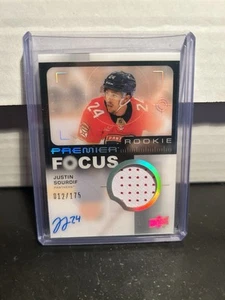 2023-24 Upper Deck Premier Focus Rookies /175 #PFR-JS Justin Sourdif - Picture 1 of 2