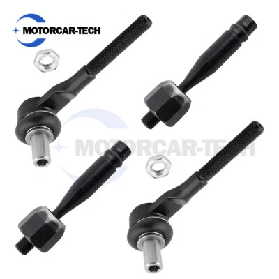 Juego de 4 extremos de varilla de amarre para Audi A6 05-11 A6 Quattro 2006-2011 delantero interior y exterior Foto 1 de 4