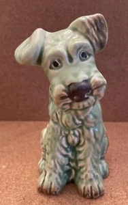 Vintage Sylvac Green Terrier No 1376 Dog Figurine - Picture 1 of 7