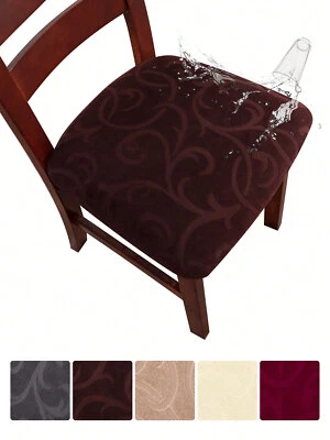 Fundas de silla elásticas impermeables 4/6 piezas aptas para restaurantes, cocinas hoteles Foto 1 de 4