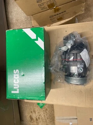 LUCAS AIR CON COMPRESSOR PUMP FITS BMW 1 3 X1 E81 E82 E84 E87 E88 E90 E91 ACP613 - Image 1 of 4