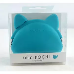 mimi Pochi Portamonete in Silicone Gatto - Blu Turchese - Foto 1 di 4