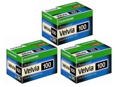 Fujifilm Velvia 100 36exp 135 35mm Color Reversal Film [3Rolls] from Japan - Image 1 of 4